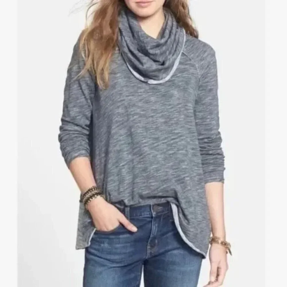 Free People FB Beach Cocoon Cowl Neck Pullover
